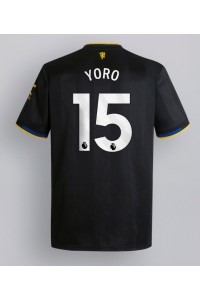 Fotbalové Dres Manchester United Leny Yoro #15 Třetí Oblečení 2025-26 Krátký Rukáv